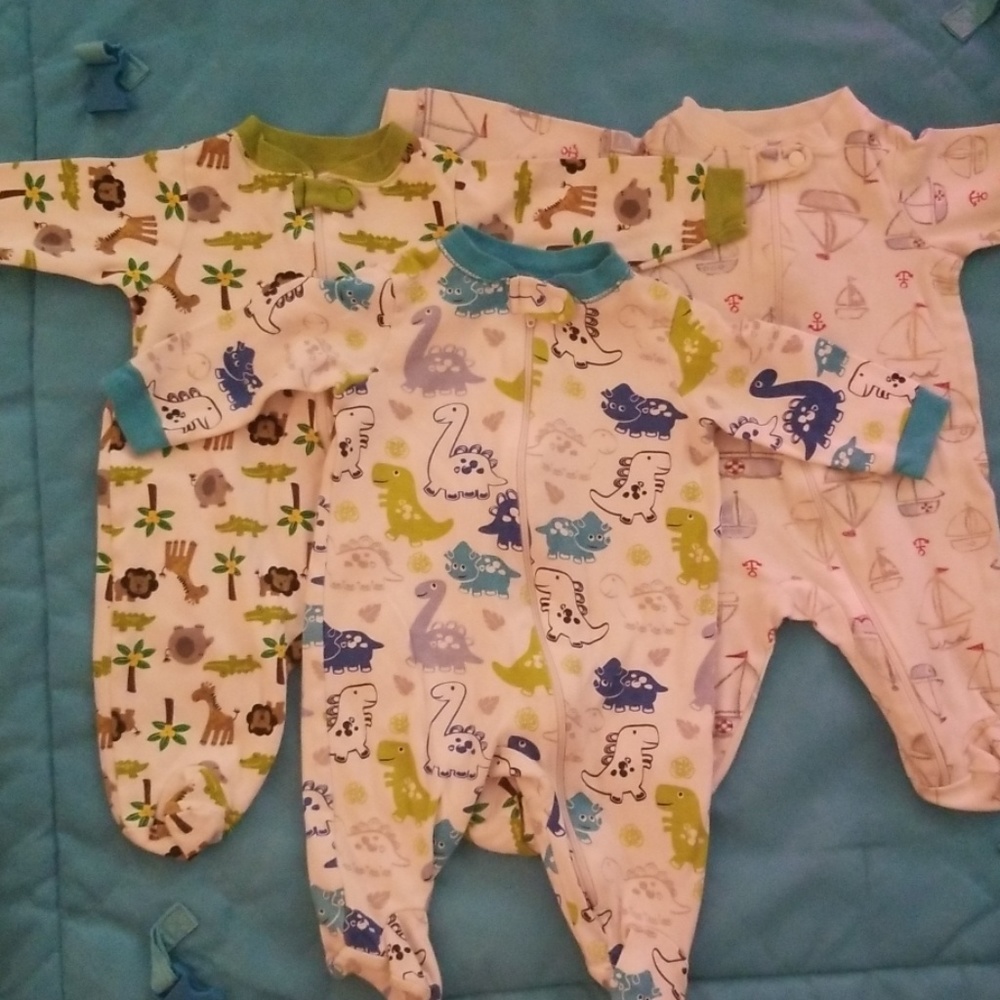 Faded Glory/Granimals light weight footed sleepers